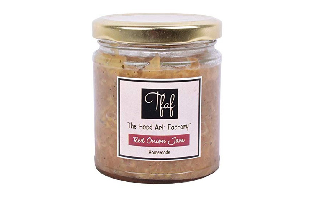 The Food Art Factory Red Onion Jam    Glass Jar  200 grams
